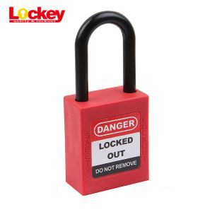 38 mm プラスチック製シャックル安全南京錠