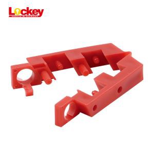 回路ブレーカーのロックアウトにスナップします。